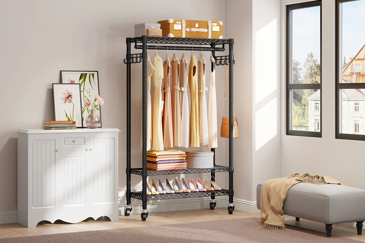 Shoe rack 2025 plus coat hanger