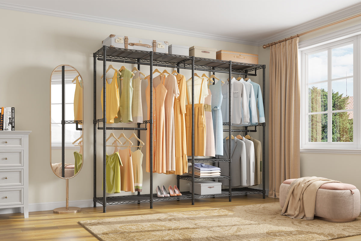 Sturdy Clothes Rack - Maximize Your Closet Space with Durable Garment ...