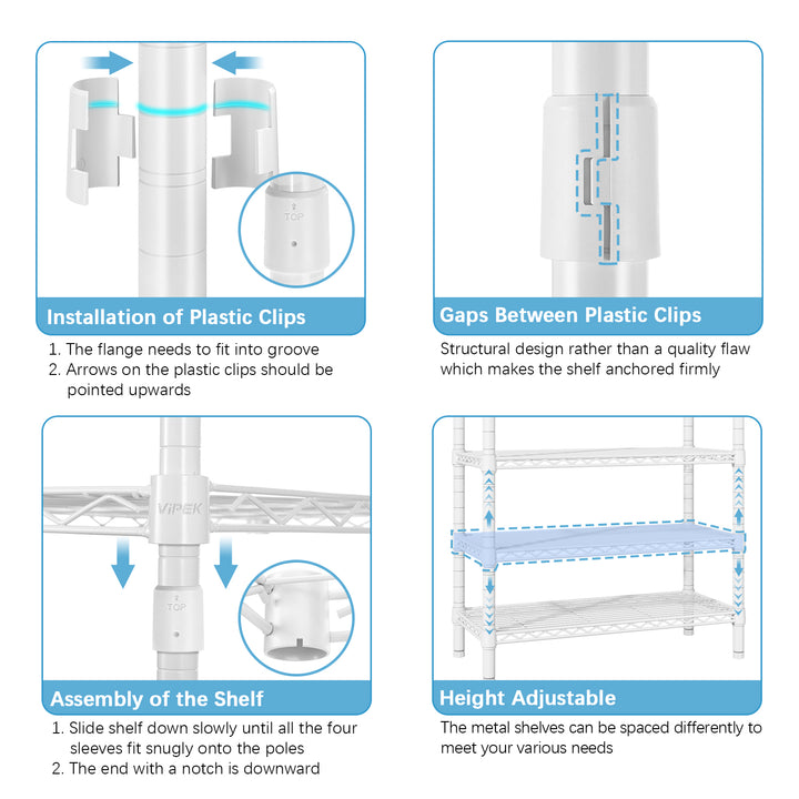 VIPEK R4 Rolling Garment Rack