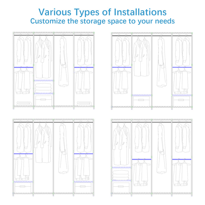 VIPEK V40C Garment Rack