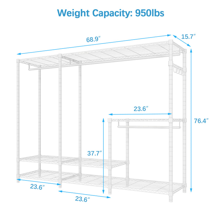 VIPEK V3i Garment Rack