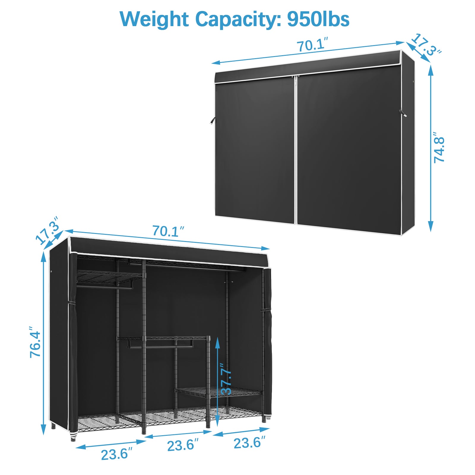 VIPEK V3C Garment Rack