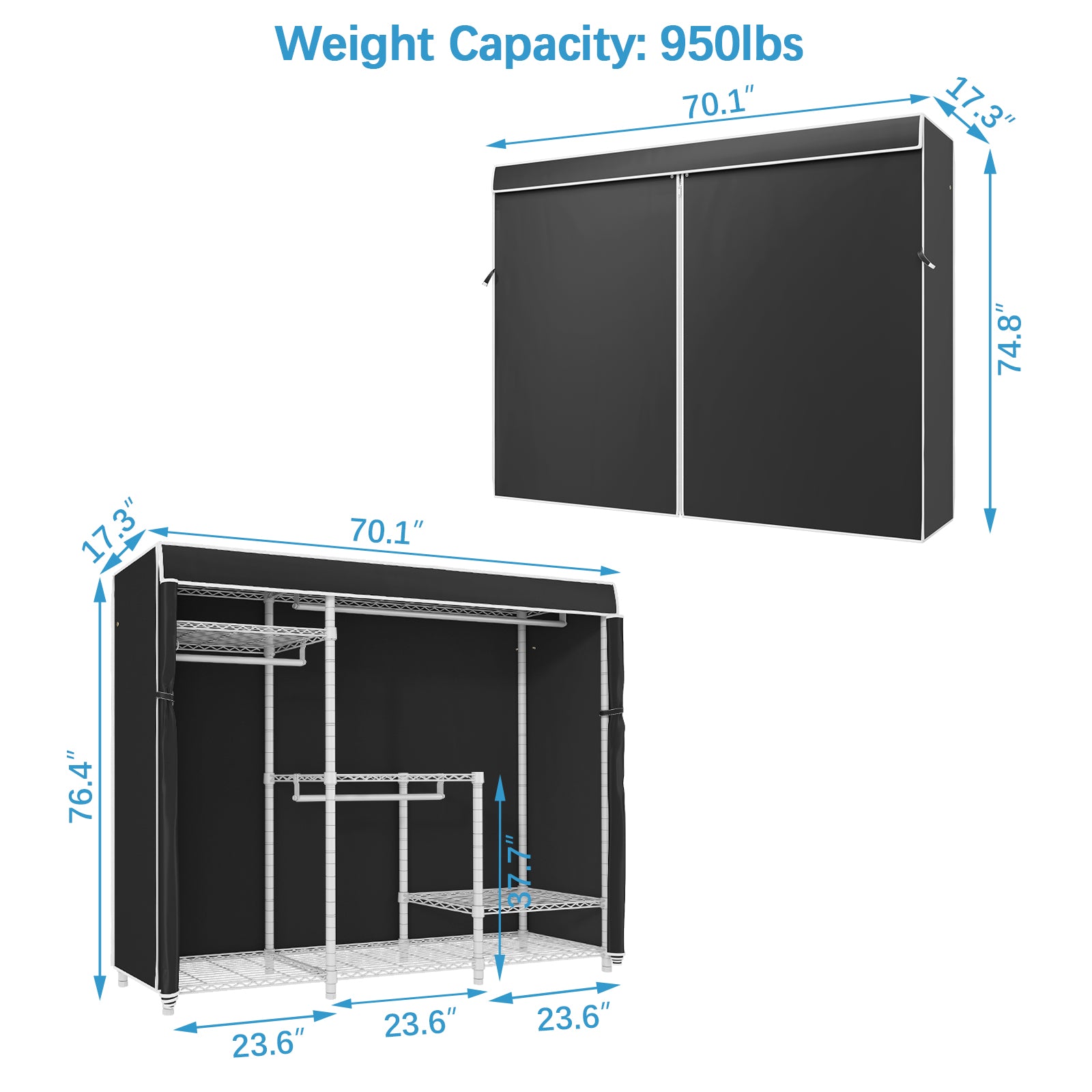 VIPEK V3C Garment Rack