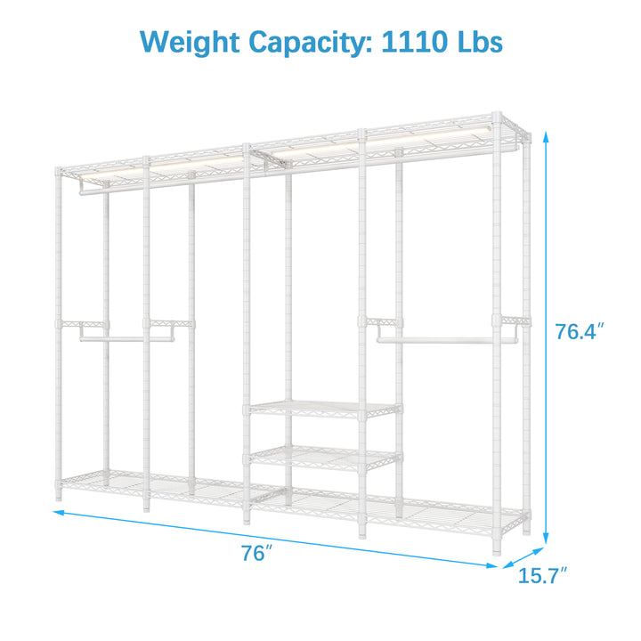 VIPEK V40L with Cover Garment Rack