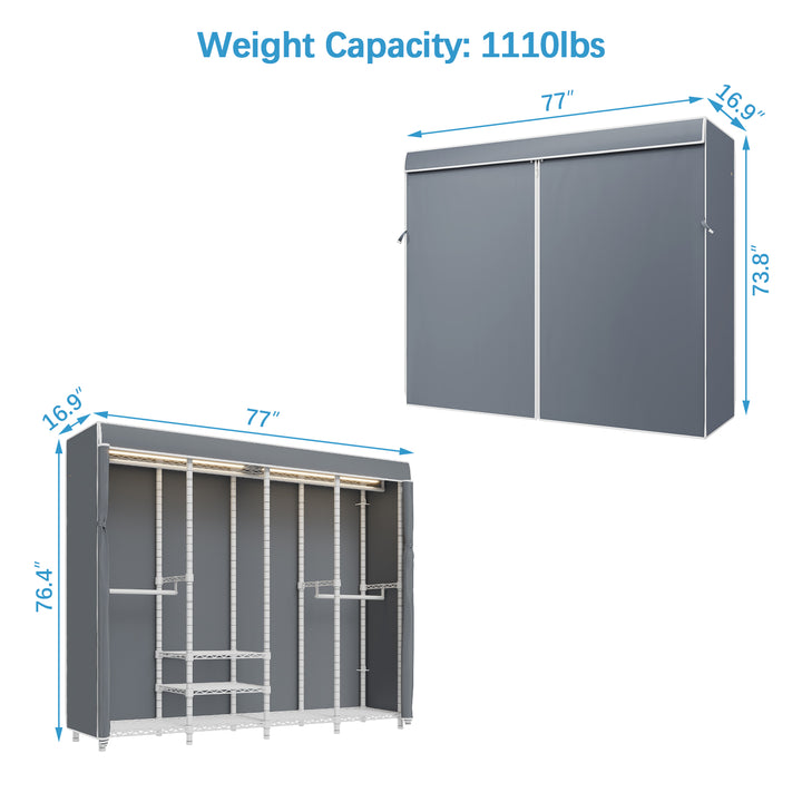 VIPEK V40L with Cover Garment Rack