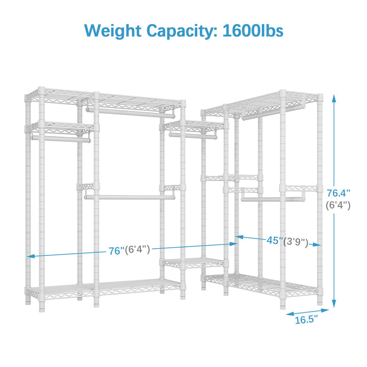 VIPEK L22S Corner Garment Rack