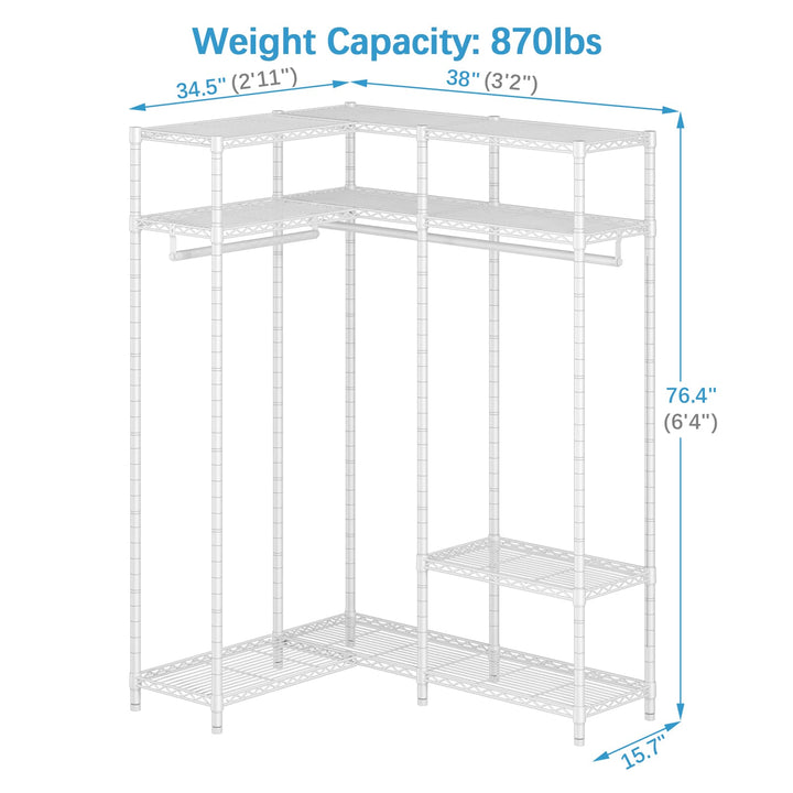 VIPEK L30 Corner Garment Rack