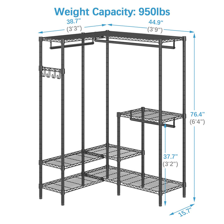 VIPEK L3 Corner Garment Rack