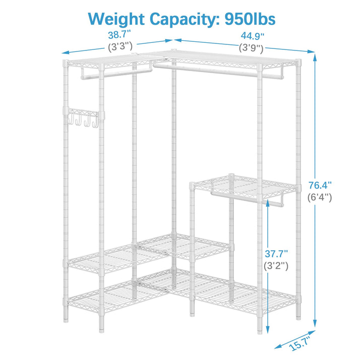 VIPEK L3 Corner Garment Rack