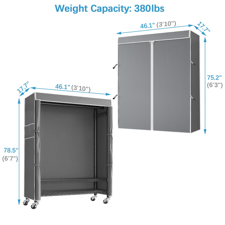 VIPEK R1C Rolling Garment Rack