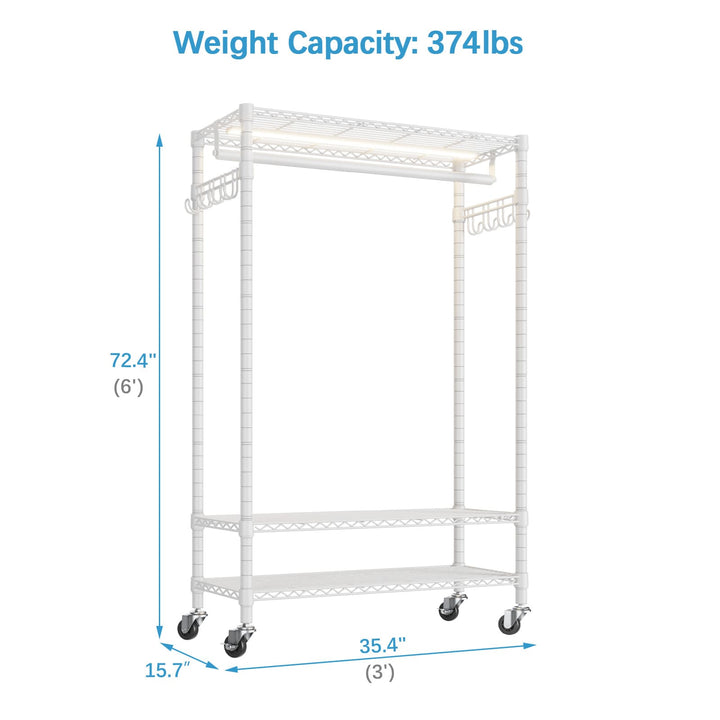 VIPEK R1L Rolling Garment Rack