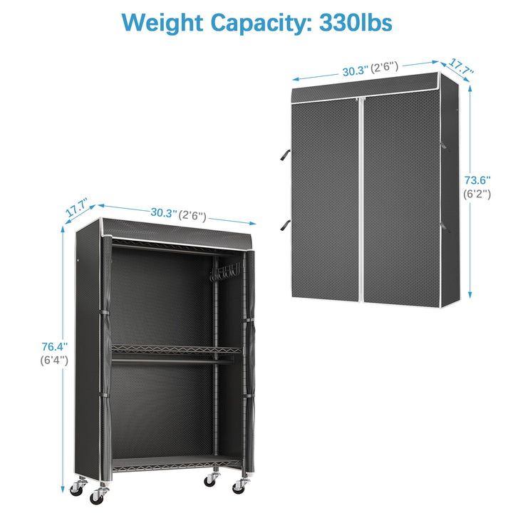 VIPEK R2C Plus Rolling Garment Rack