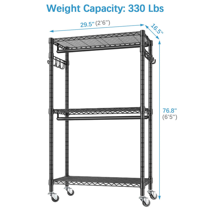 VIPEK R2 Plus Rolling Garment Rack