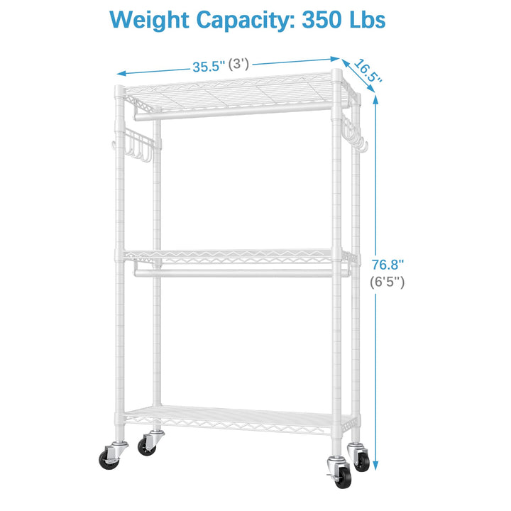 VIPEK R2 Plus Rolling Garment Rack