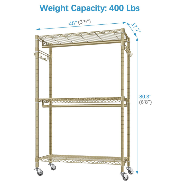 VIPEK R2 Plus Rolling Garment Rack