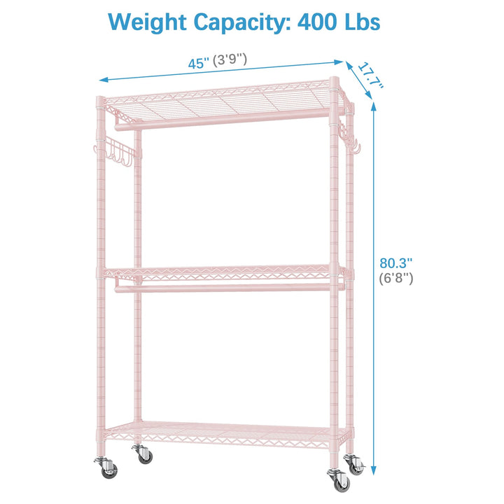 VIPEK R2 Plus Rolling Garment Rack