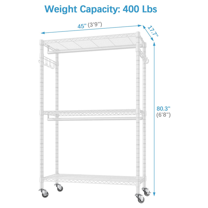 VIPEK R2 Plus Rolling Garment Rack