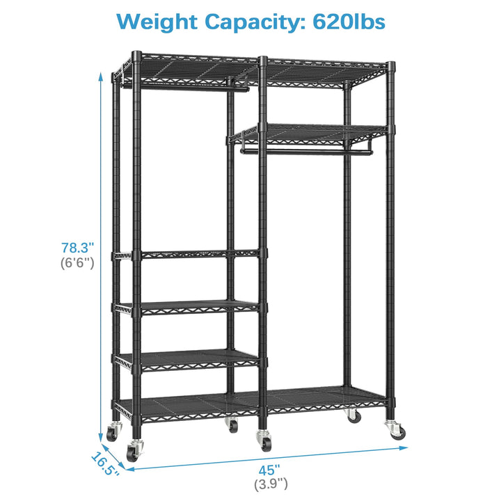 VIPEK R4 Rolling Garment Rack