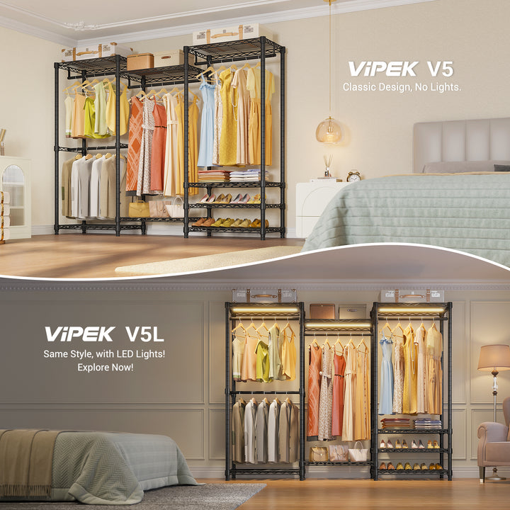 VIPEK V5L with Cover Garment Rack